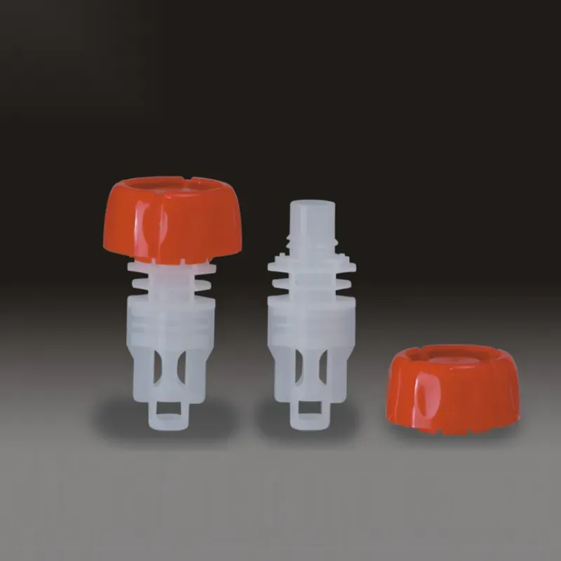 Tapón de rosca antiasfixia de 8.6 mm con forma de hongo para bolsa de aluminio flexible para envases de plástico