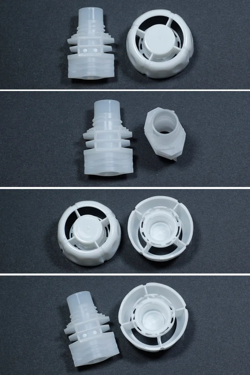 Tapón de PP de 10mm con forma de hongo para bolsa con boquilla, venta al por mayor en China