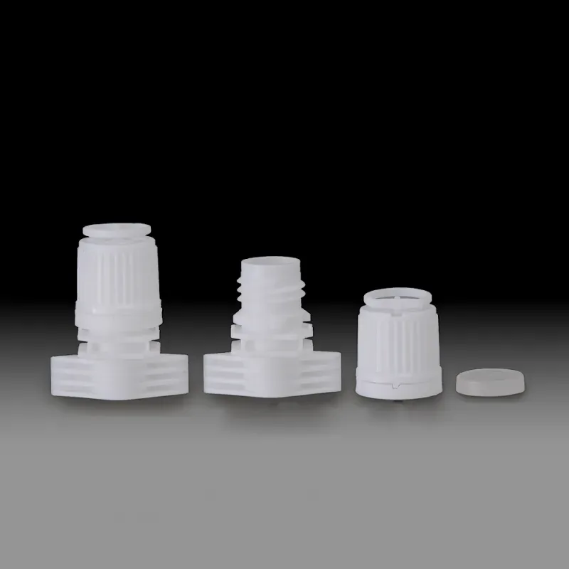 Tapón de plástico con anilla de 14 mm para boquilla de bolsa de la fábrica Shantou Ruihua