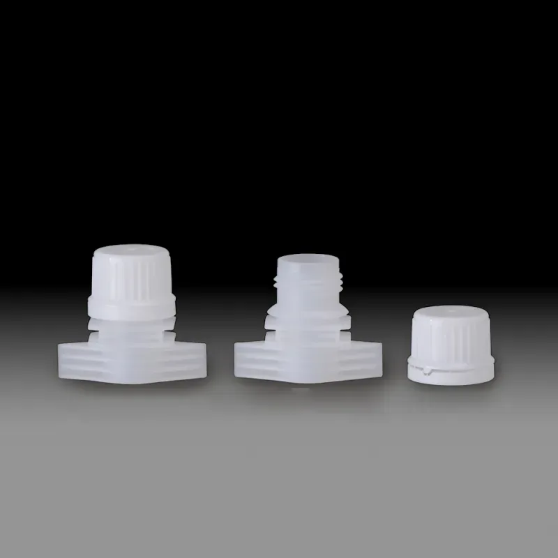 Tapón de rosca de plástico de 16 mm para bolsas stand-up de zumos y líquidos alimentarios