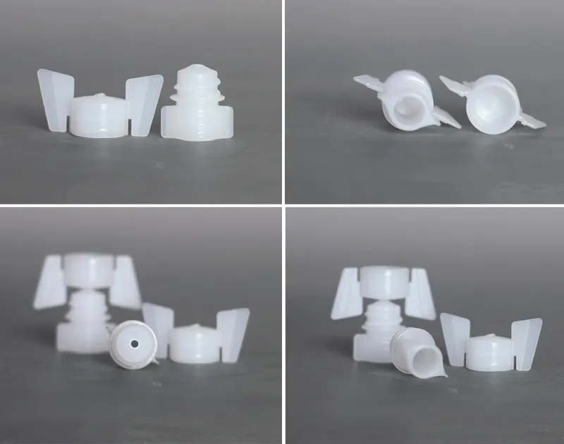 Muncung Putar Buka Plastik Mini 1.8mm untuk Pembungkusan Perubatan bagi Kantung