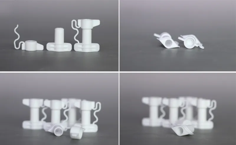 110-130度低温シーリング 6mm 化粧品洗顔料フレキシブルバッグ ミニプラスチックドイパック注ぎ口