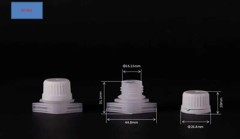 Tapón de rosca y boquilla de plástico para envases de alimentos Shantou Ruihua de 16mm
