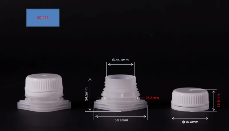 Boquilla de 26 mm para bolsa de alimentos, pasta, bebida y gelatina de Shantou Ruihua Plastic Factory