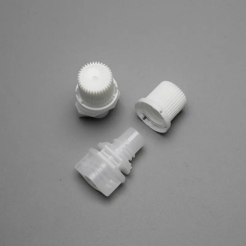 Tapón de Plástico con Boquilla de 8.6mm para Doypack, Grado Alimenticio, para Salsas Líquidas y Azúcar a Granel