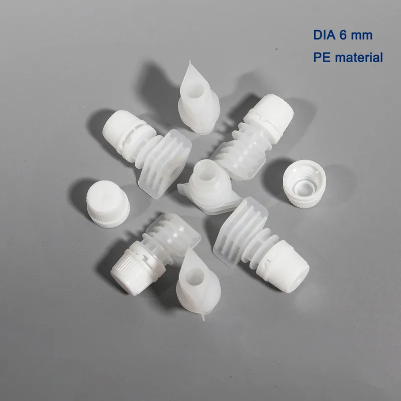 6mm 化粧品パッケージ ローション ヘアカラー ヘアケア エッセンシャルオイル用 ソフトスタンドバッグ プラスチック製スパウトとキャップ